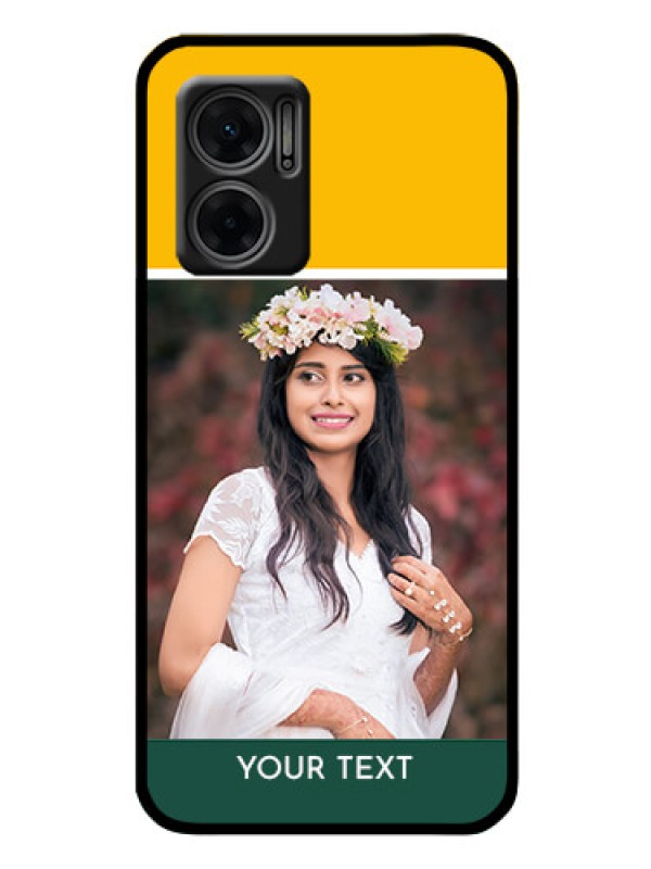 Custom Xiaomi Redmi 11 Prime 5G Photo Printing on Glass Case - Love You Design