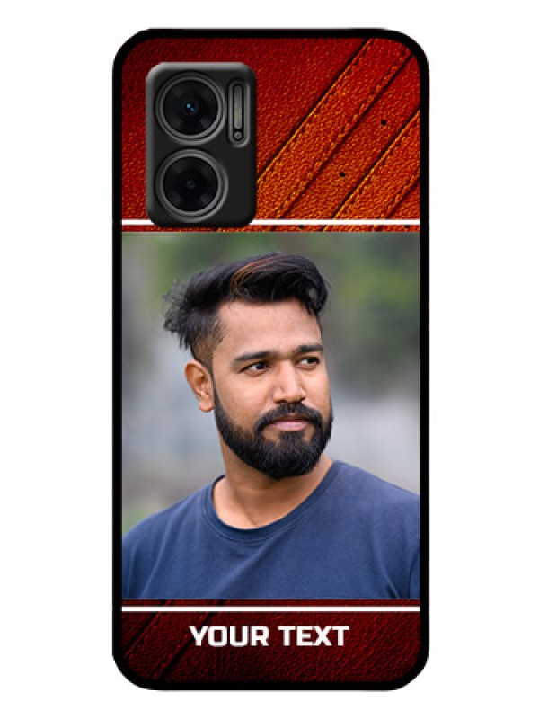 Custom Xiaomi Redmi 11 Prime 5G Personalized Glass Phone Case - Leather Phone Case Design