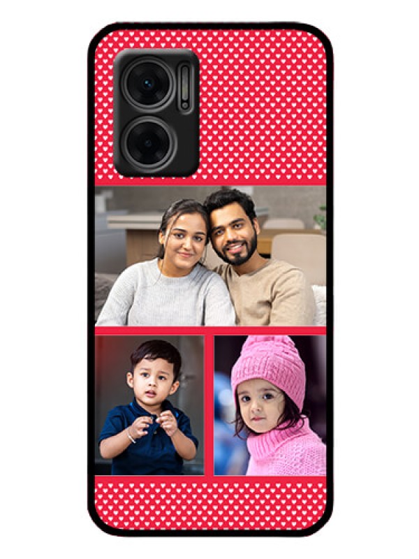 Custom Xiaomi Redmi 11 Prime 5G Personalized Glass Phone Case - Bulk Pic Upload Design