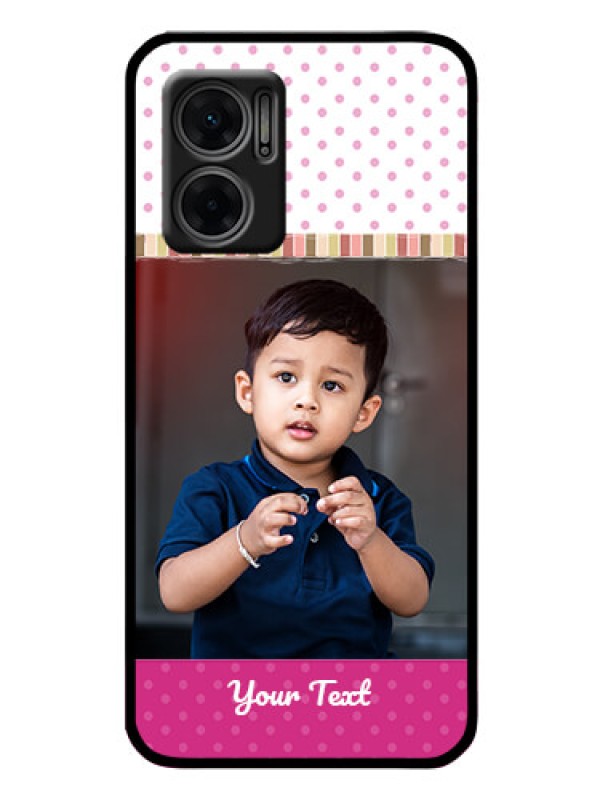 Custom Xiaomi Redmi 11 Prime 5G Photo Printing on Glass Case - Cute Girls Cover Design