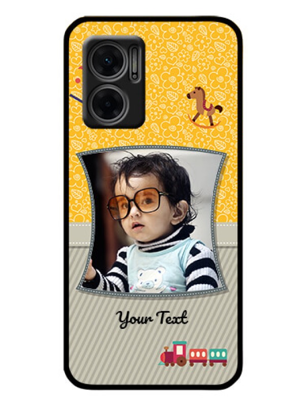 Custom Xiaomi Redmi 11 Prime 5G Personalized Glass Phone Case - Baby Picture Upload Design