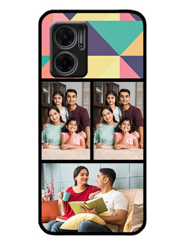 Custom Xiaomi Redmi 11 Prime 5G Custom Glass Phone Case - Bulk Pic Upload Design