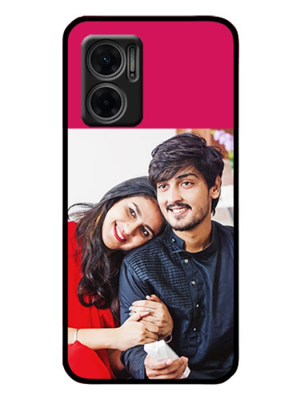 Custom Xiaomi Redmi 11 Prime 5G Custom Glass Mobile Case - Anniversary Cover Design