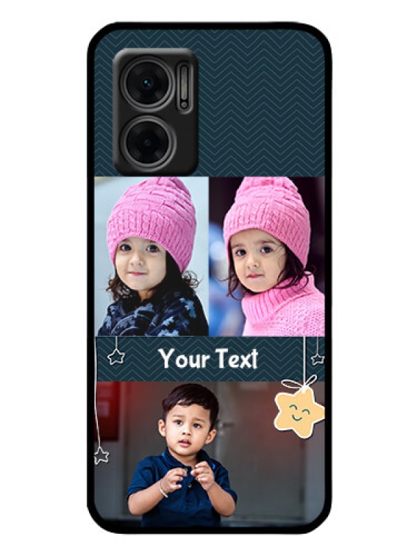 Custom Xiaomi Redmi 11 Prime 5G Custom Glass Mobile Case - Hanging Stars Design