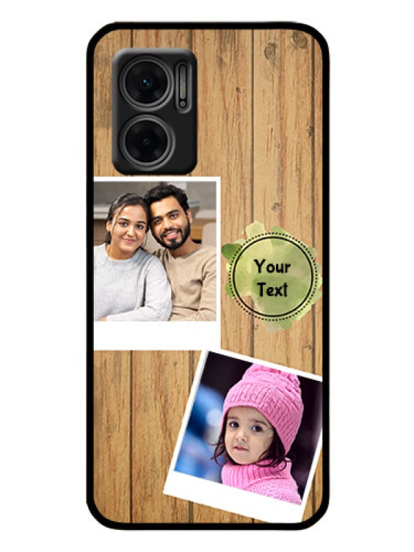 Custom Xiaomi Redmi 11 Prime 5G Custom Glass Phone Case - Wooden Texture Design