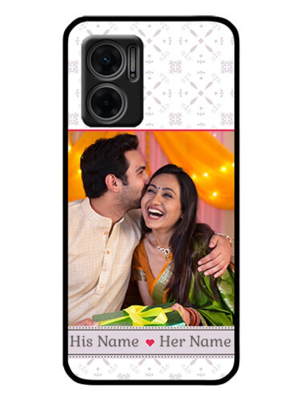 Custom Xiaomi Redmi 11 Prime 5G Custom Glass Mobile Case - with Photo and Ethnic Design