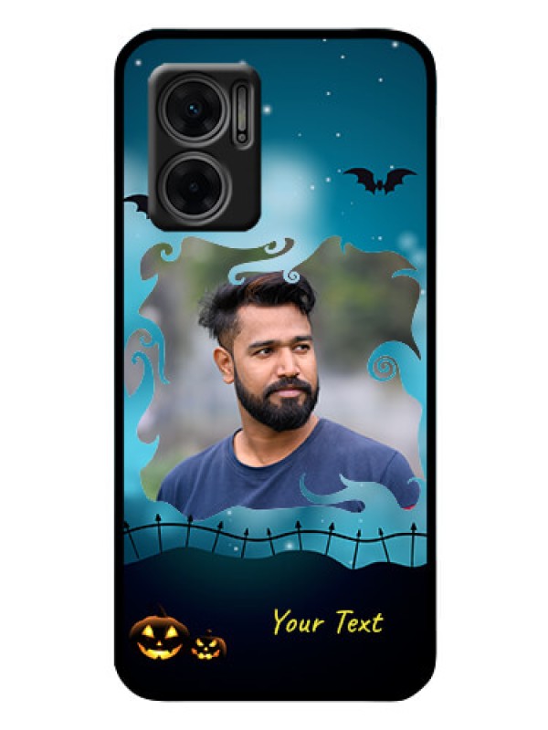Custom Xiaomi Redmi 11 Prime 5G Custom Glass Phone Case - Halloween frame design