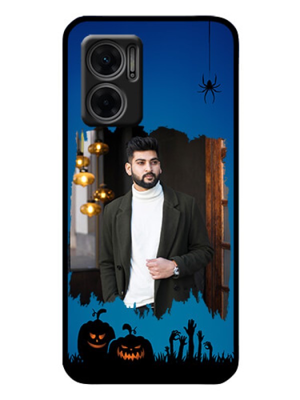 Custom Xiaomi Redmi 11 Prime 5G Photo Printing on Glass Case - with pro Halloween design
