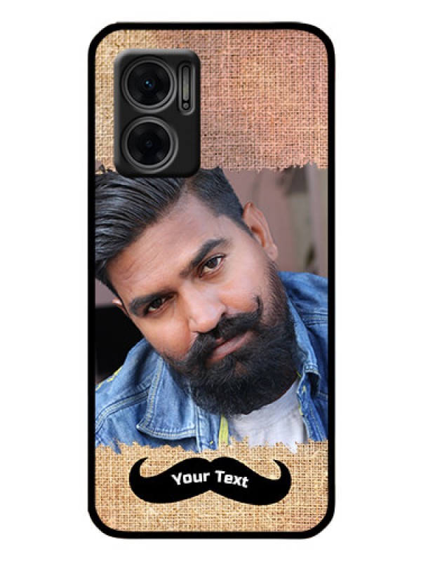 Custom Xiaomi Redmi 11 Prime 5G Personalized Glass Phone Case - with Texture Design
