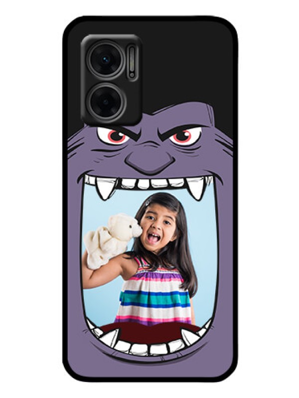 Custom Xiaomi Redmi 11 Prime 5G Custom Glass Phone Case - Angry Monster Design