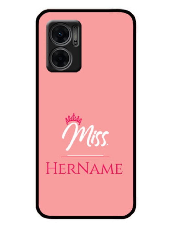 Custom Xiaomi Redmi 11 Prime 5G Custom Glass Phone Case Mrs with Name