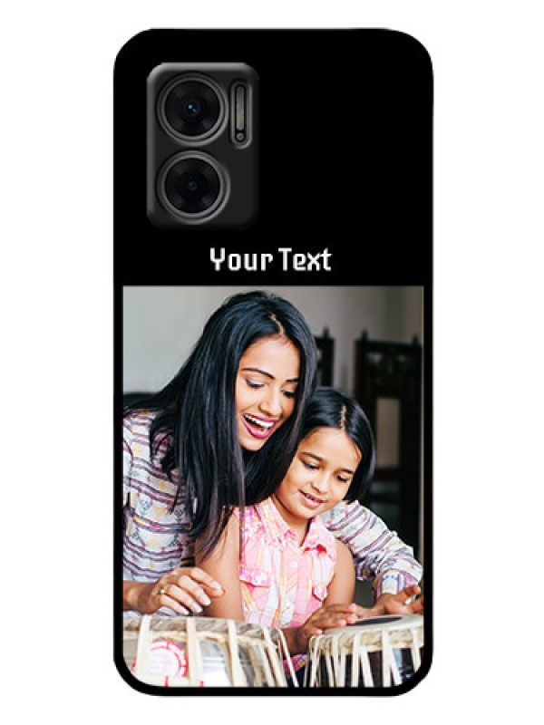 Custom Xiaomi Redmi 11 Prime 5G Photo with Name on Glass Phone Case