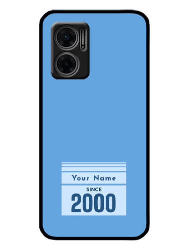 Custom Xiaomi Redmi 11 Prime 5G Custom Glass Mobile Case - Custom Year of birth Design