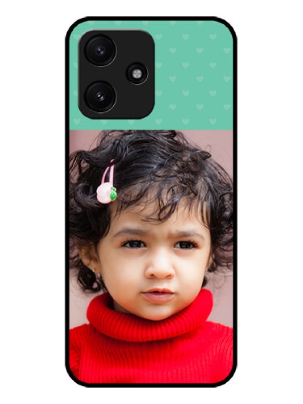 Custom Xiaomi Redmi 12 5G Custom Glass Phone Case - Lovers Picture Design