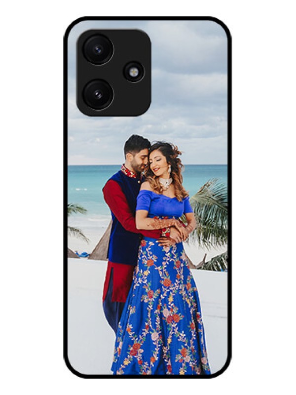 Custom Xiaomi Redmi 12 5G Photo Printing on Glass Case - Upload Full Picture Design