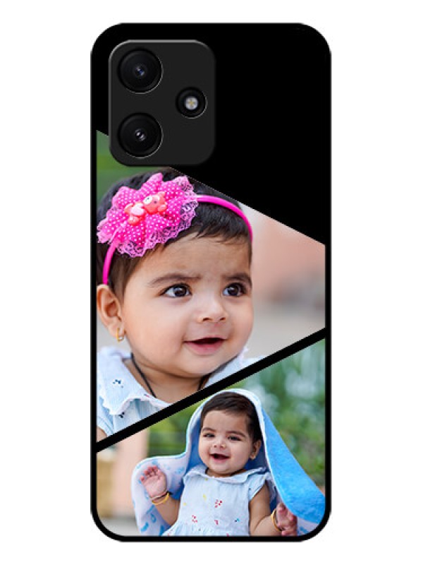 Custom Xiaomi Redmi 12 5G Custom Glass Phone Case - Semi Cut Design