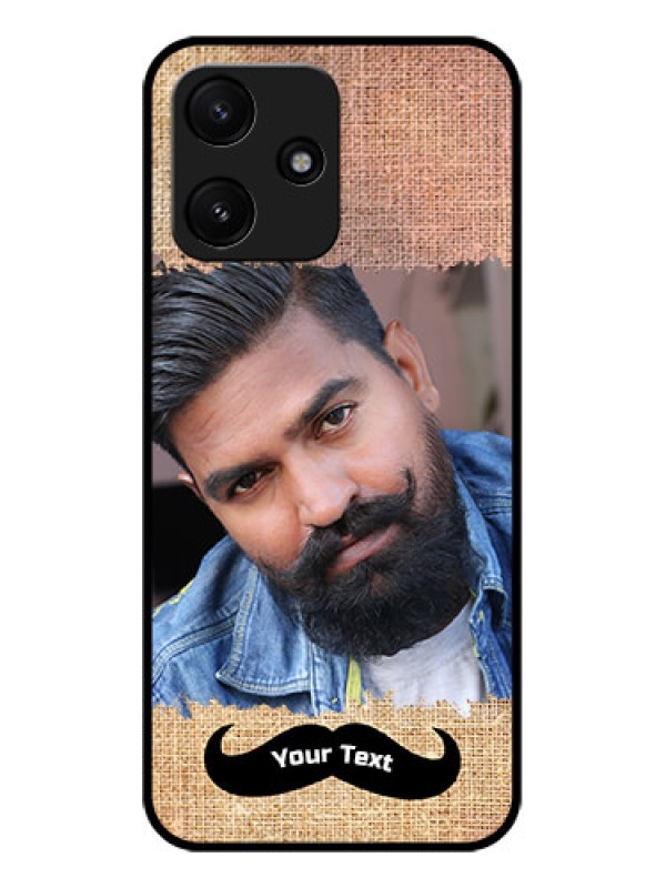Custom Xiaomi Redmi 12 5G Personalized Glass Phone Case - with Texture Design