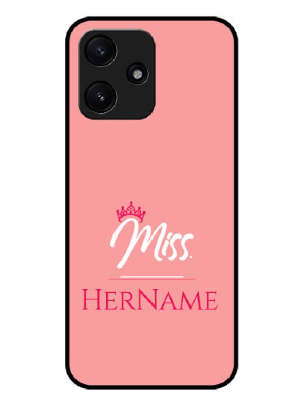 Custom Xiaomi Redmi 12 5G Custom Glass Phone Case Mrs with Name