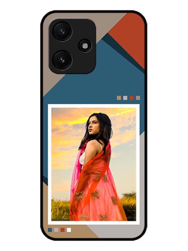 Custom Xiaomi Redmi 12 5G Personalized Glass Phone Case - Retro color pallet Design