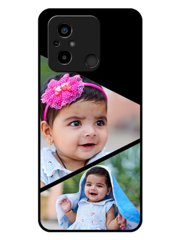 Custom Xiaomi Redmi 12C Custom Glass Phone Case - Semi Cut Design