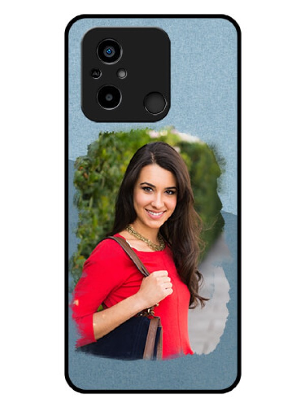 Custom Xiaomi Redmi 12C Custom Glass Mobile Case - Grunge Line Art Design