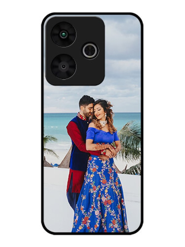 Custom Redmi 13 5G Custom Glass Phone CaseUpload Full Picture Design