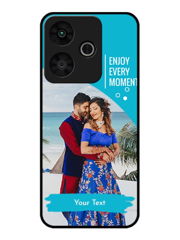 Custom Redmi 13 5G Custom Glass Phone CaseHappy Moment Design