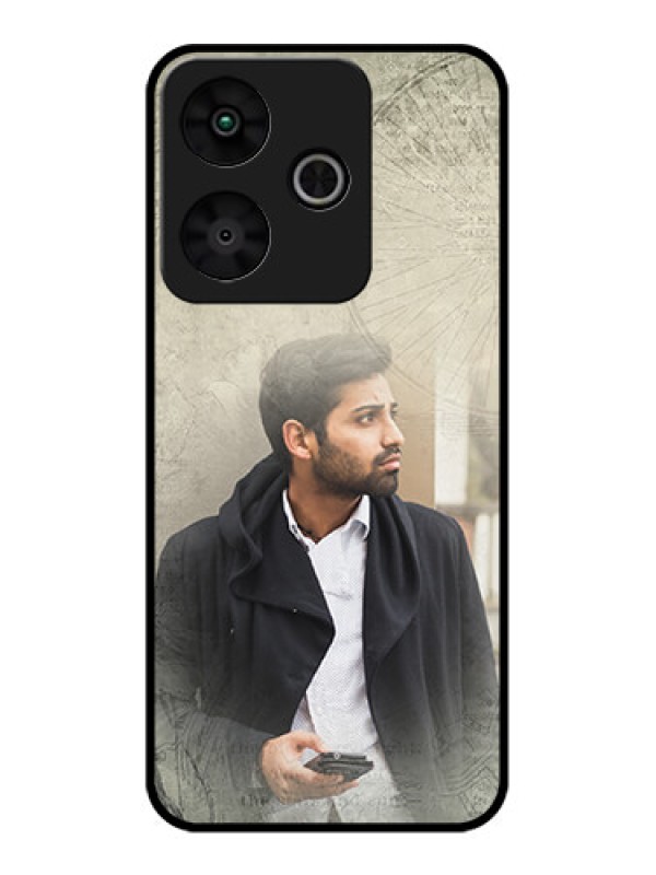 Custom Redmi 13 5G Custom Glass Phone CaseWith Vintage Design
