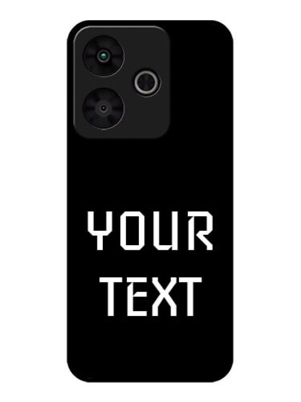Custom Redmi 13 5G Custom Glass Phone CaseYour Name Design