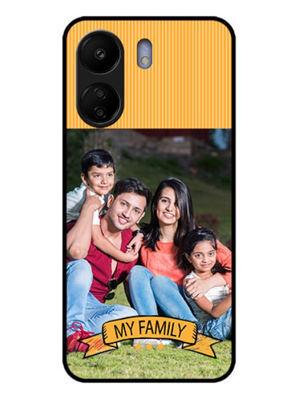 Custom Xiaomi Redmi 13C 4G Custom Glass Phone Case - My Family Design