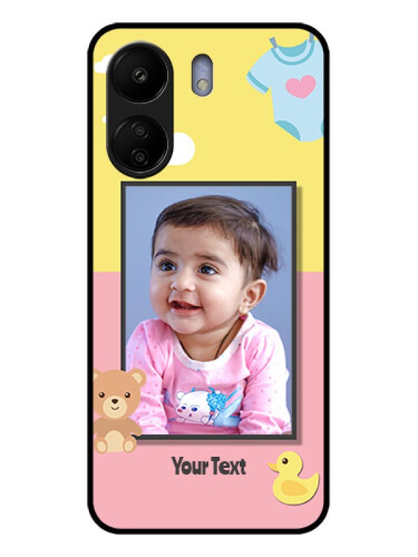 Custom Xiaomi Redmi 13C 4G Custom Glass Phone Case - Kids 2 Color Design