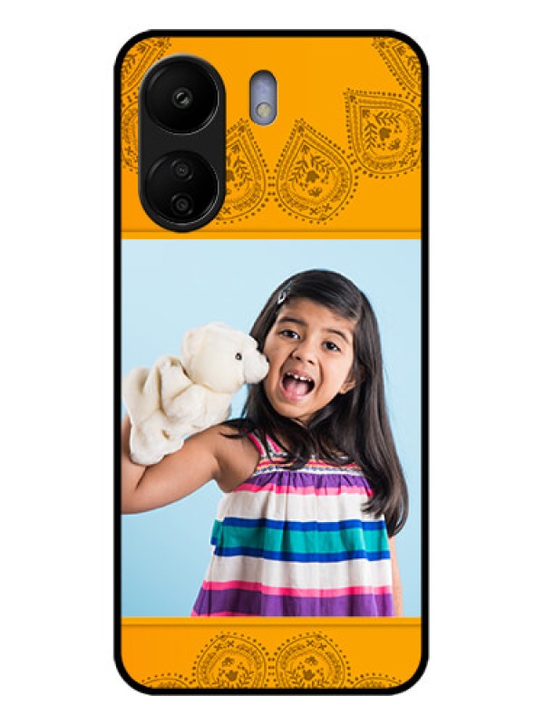 Custom Xiaomi Redmi 13C 4G Custom Glass Phone Case - Photo Wedding Design