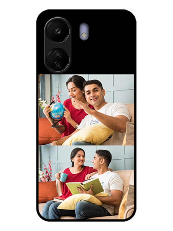 Custom Xiaomi Redmi 13C 4G Custom Glass Phone Case - 2 Images Design