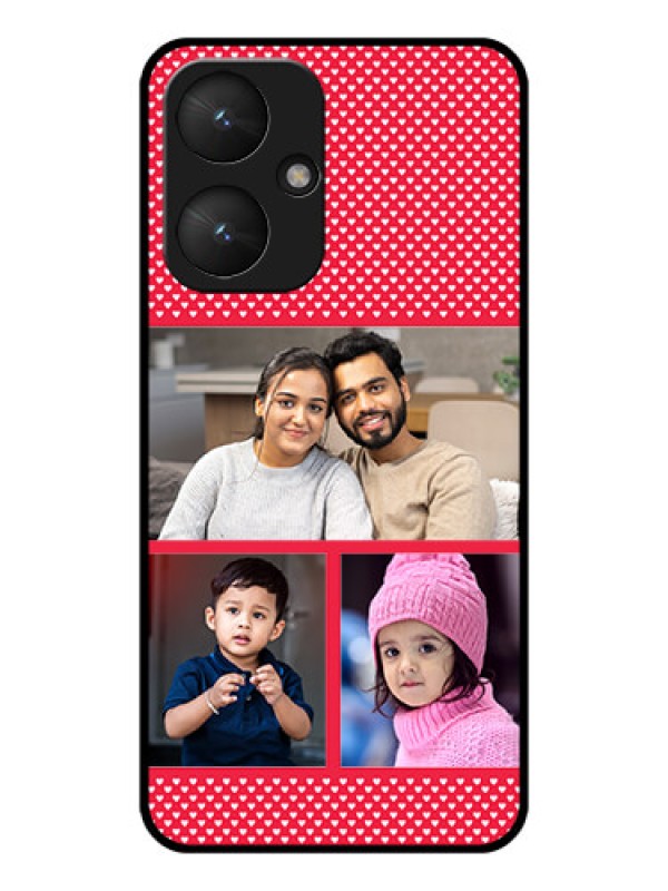 Custom Xiaomi Redmi 13C 5G Custom Glass Phone Case - Bulk Photo Upload Design