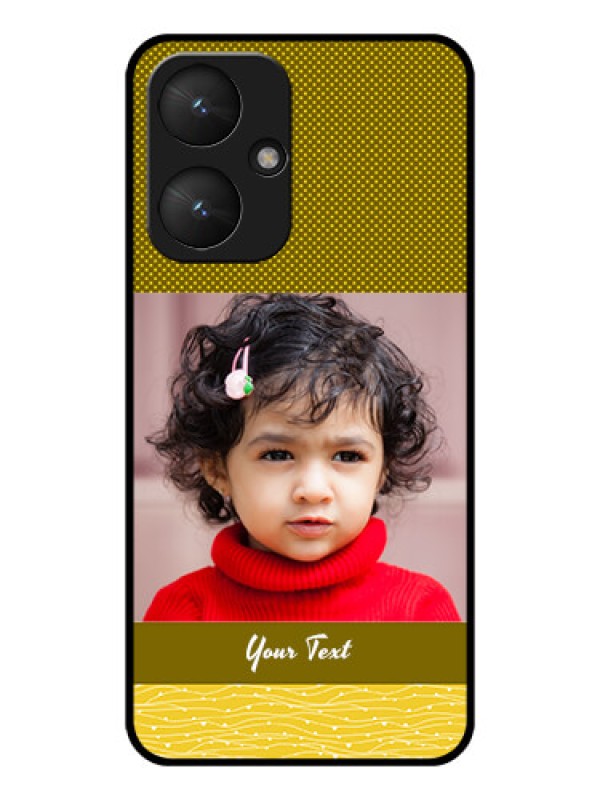 Custom Xiaomi Redmi 13C 5G Custom Glass Phone Case - Simple Green Color Design