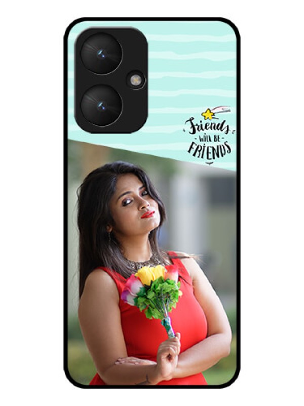 Custom Xiaomi Redmi 13C 5G Custom Glass Phone Case - Friends Picture Icon Design