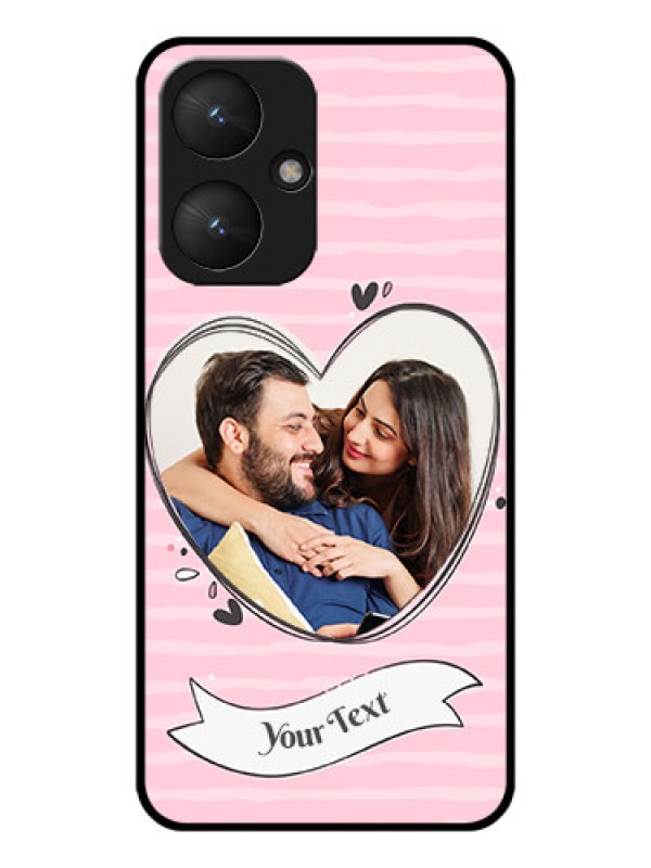 Custom Xiaomi Redmi 13C 5G Custom Glass Phone Case - Vintage Heart Design