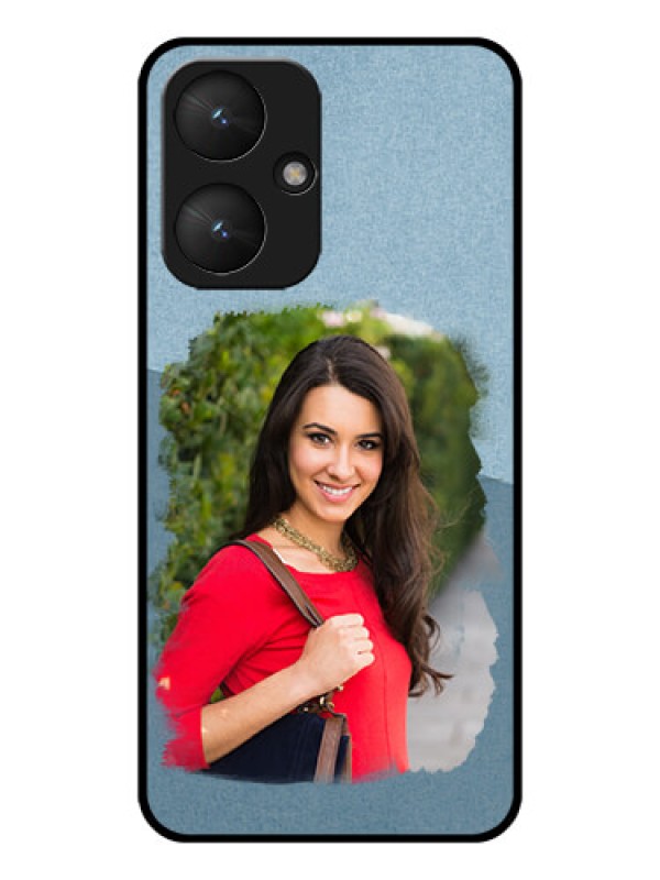 Custom Xiaomi Redmi 13C 5G Custom Glass Phone Case - Grunge Line Art Design
