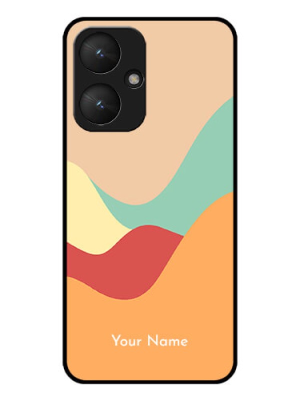 Custom Xiaomi Redmi 13C 5G Custom Glass Phone Case - Ocean Waves Multi - Colour Design