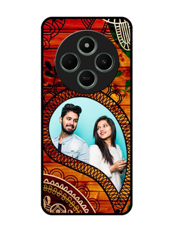 Custom Redmi 14c 5G Custom Glass Phone Case - Abstract Colorful Design