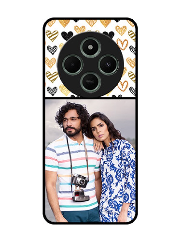 Custom Redmi 14c 5G Custom Glass Phone Case - Love Symbol Design