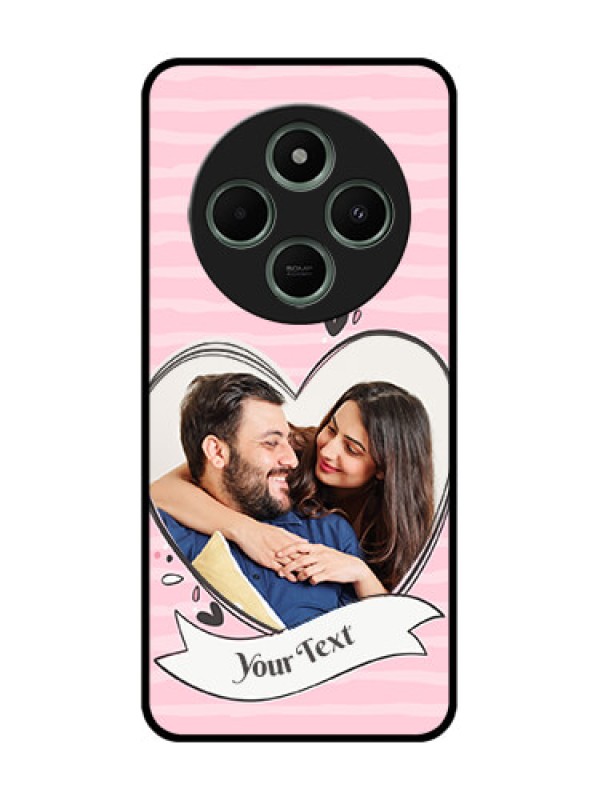 Custom Redmi 14c 5G Custom Glass Phone Case - Vintage Heart Design