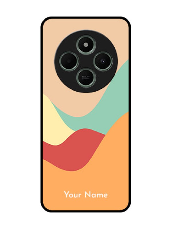Custom Redmi 14c 5G Custom Glass Phone Case - Ocean Waves Multi - Colour Design