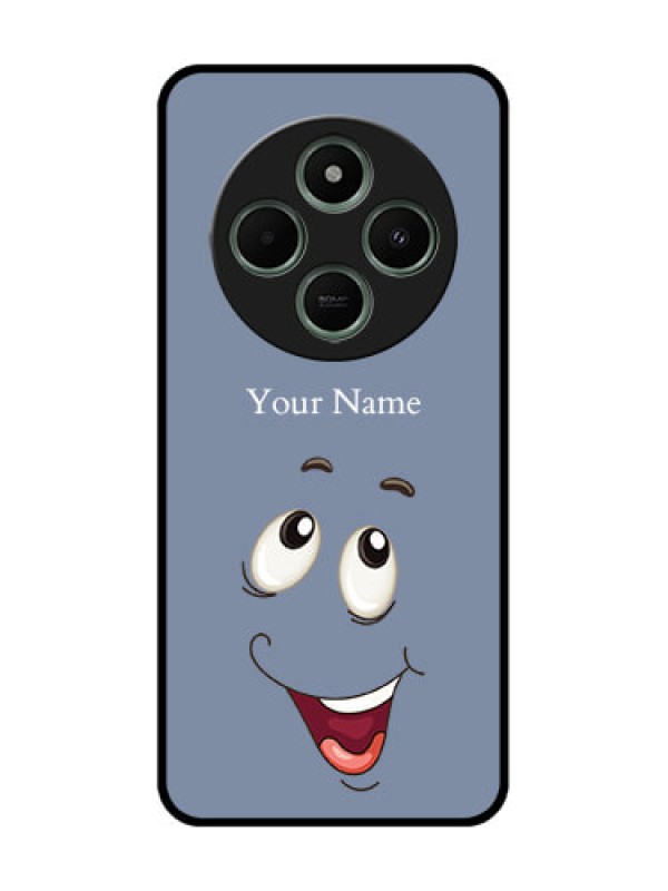 Custom Redmi 14c 5G Custom Glass Phone Case - Laughing Cartoon Face Design