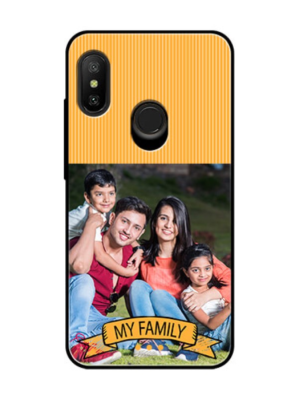 Custom Redmi 6 Pro Custom Glass Phone Case  - My Family Design