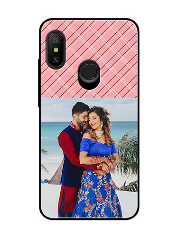 Custom Redmi 6 Pro Personalized Glass Phone Case  - Together Forever Design