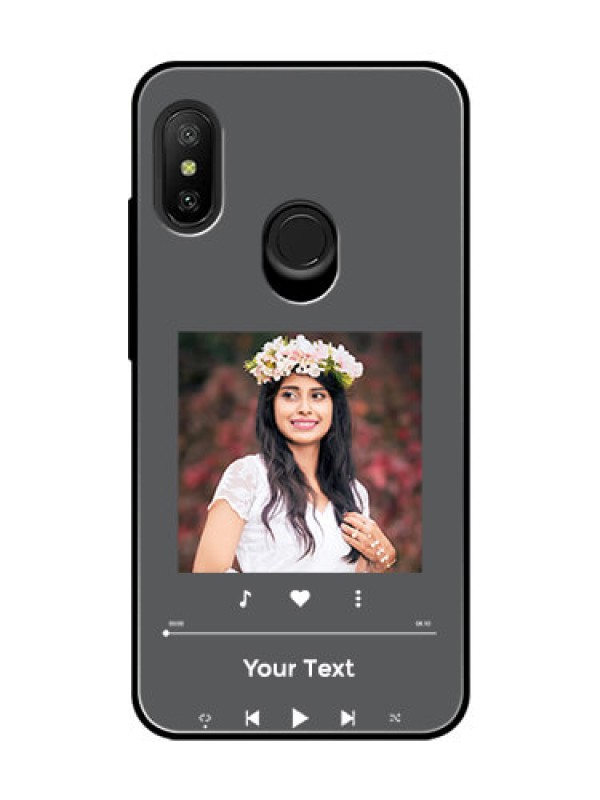 Custom Xiaomi Redmi 6 Pro Custom Glass Mobile Case - Play The Music Design