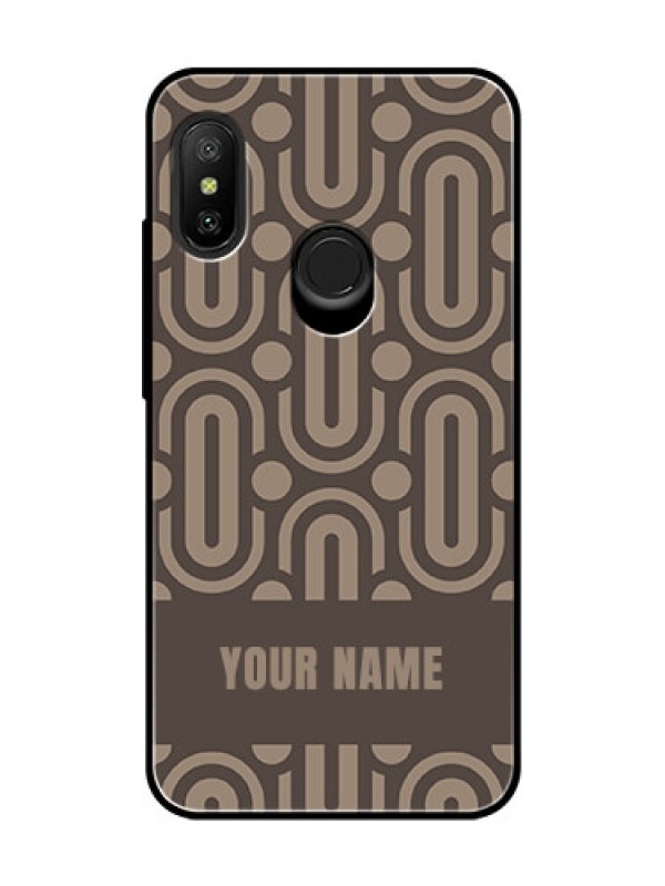 Custom Xiaomi Redmi 6 Pro Custom Glass Phone Case - Captivating Zero Pattern Design