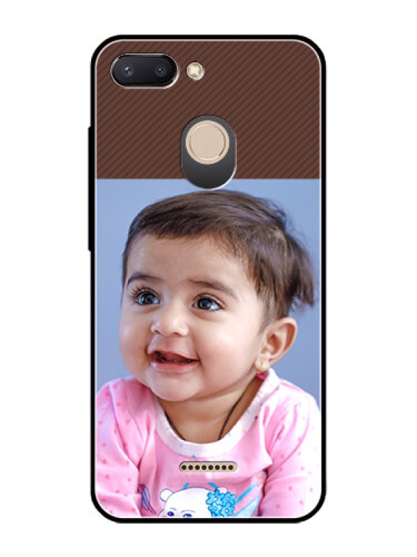 Custom Redmi 6 Custom Glass Mobile Case  - Elegant Case Design