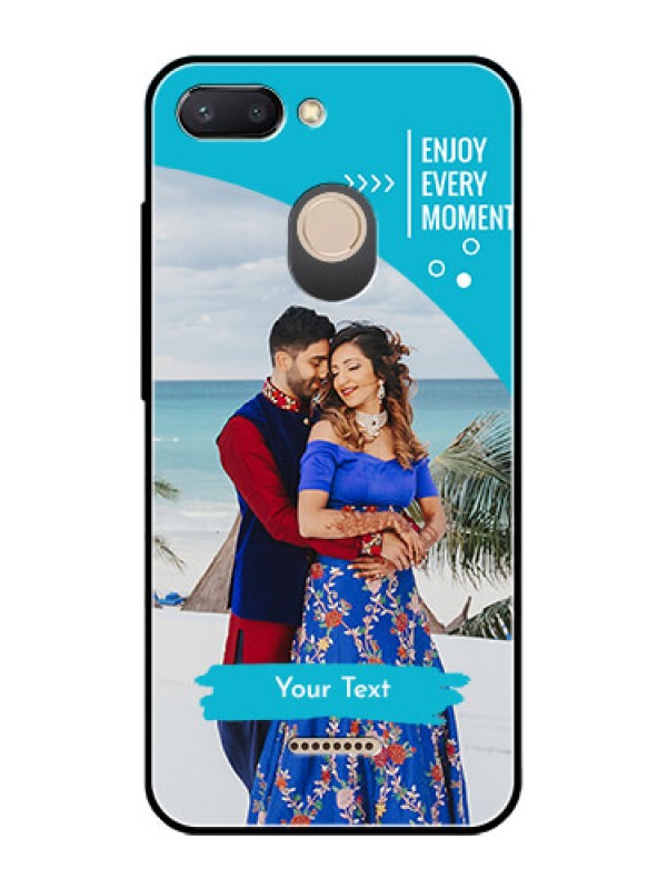 Custom Redmi 6 Custom Glass Mobile Case  - Happy Moment Design